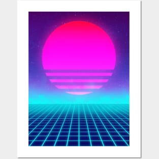 Outrun Background Posters and Art